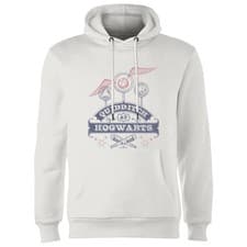Image of Official Harry Potter Quidditch at Hogwarts Adults Hoodie White
