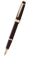 Image of CROSS Bailey Light™ Polished Burgandy Resin and Gold Tone Fine Nib Fountain Pen
