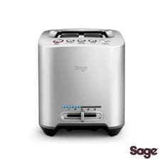 Image of Sage The Smart Toast 2-Slice Toaster BTA825 Wide Slots 1000W Brushed Aluminium,