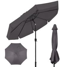 Image of 3M Large Garden Parasol Sun Shade Canopy Patio Table Outdoor Umbrella Crank Tilt