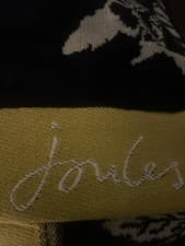 Image of Joules Country Critters Bath Towel-Navy With Yellow Trim Cotton Velour BNWT Rare