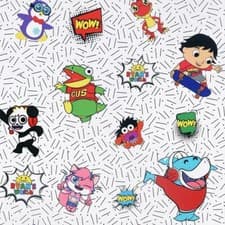 Image of Arthouse Ryans World Superhero White Multi Kids Wallpaper 662501