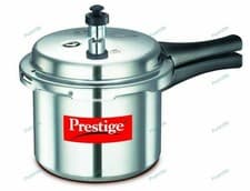Image of Prestige Popular Aluminium Pressure Cooker, 3 Litres, Silver