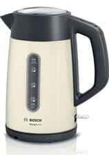 Image of Bosch DesignLine TWK4P437GB Stainless Steel Cordless Kettle 1.7L 3000W - Cream