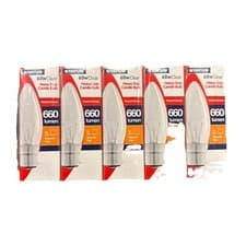 Image of 10 X Status 60W BC Bayonet Cap B22 Clear Candle Bulbs Dimmable