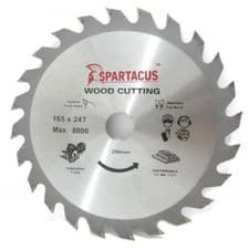 Image of Spartacus Wood Cutting Saw Blade 165 mm x 24 Teeth x 20mm Skil 140 1854