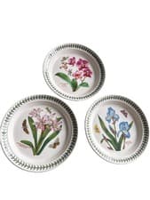 Image of PORTMEIRION Botanic Garden (Set of 3 ) 8.5 inch Salad Plate Made in England NWT
