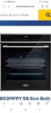 Image of Belling 444411401 BEL BI603MFPY STA ComfortCook™ Electric Single Oven RRP £499!!