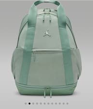 Image of Jordan Alpha Backpack (28L) Jade Green Sage Smoke NWT Nike