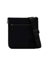 Image of Armani Exchange Men's Logo Crossbody Bag, Black