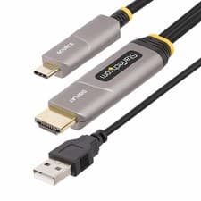 Image of StarTech.com 50ft 15.2m USB-C to HDMI 2.0 Active Optical Cable AOC 4K 60Hz CL3 R