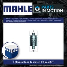 Image of Fuel Filter KL182 Mahle 25121150 25121160 25173766 9198314 8251211500 79858515