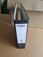 Image of 9 Rexel A4 Lever Arch File Black 75mm