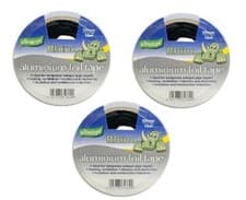 Image of 3 X RHINO ULTRATAPE 50MM X 10M ALUMINIUM FOIL TAPE