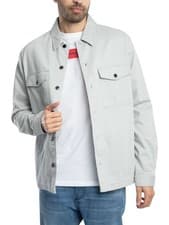 Image of HUGO Men's Enalu Overshirt, Grey