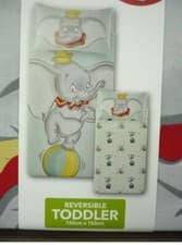 Image of 2 pc BEDDING SET BABY BED for COT 120x150cm  PILLOW CASE + DUVET COVER nursery