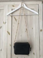 Image of Karen Millen Pleated Crossbody Bag RRP:£125