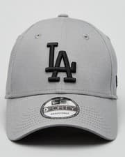 Image of Mens NEW ERA CAP LA 9Forty HAT NY CAP Yankees GREY/BLACK Adjustable-UNISEX