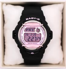 Image of CASIO BABY-G BG-169U-1CJF Pink Black Dial Digital Women's Watch Resin 10ATM