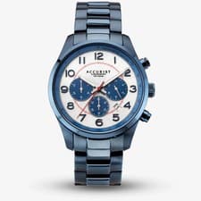 Image of Accurist Mens Blue Watch 7409