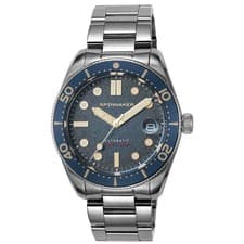 Image of Spinnaker Croft SP-5100-22 Auto Diver 40mm Blue Dial Sapphire 150m Watch