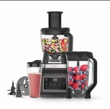 Image of Ninja 3-in-1 Food Processor & Blender | 5 Automatic Programs: Blend, Max Blend,