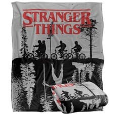 Image of Stranger Things Upside Down Officially Licensed Throw Blanket 152 x 127 cm