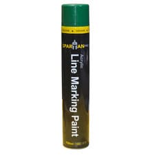 Image of 750ml Survey Line Marker Spray Paint Cans Temporary GREEN Acrylic Spartan Pro