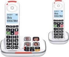 Image of SWISSVOICE Xtra 2355 Duo DECT Cordless Telephone with Answering Machine 2 Handse