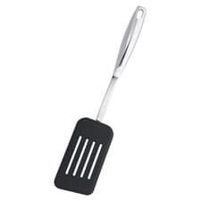 Image of STELLA NYLON LONG SLOTTED TURNER/SPATULA STAINLESS STEEL HANDLE SY31