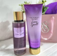 Image of Victoria’s Secret Love Spell Mist Spray 250ml and Body Lotion Set Brand New