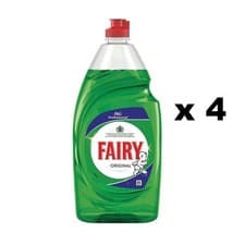 Image of 6, 4, 2 x 900ml Fairy Original Kitchen Dish Washing Up Liquid Clean Detergent