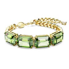 Image of Swarovski Green Millenia Bracelet Octagon Cut 5671581 NEW RRP £199