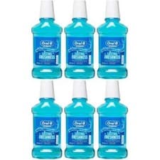 Image of Oral-B Complete Mouthwash Mint 250ml, Fresh Breath Oral Care, Pack of 6 (1 box)