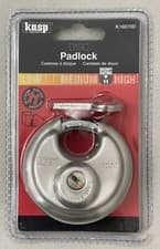 Image of Kasp Disc Padlock 70mm Stainless Steel - K16070D