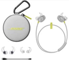 Image of Bose SoundSport Wireless In-Ear Headphones - Citron Yellow - 6 months warranty