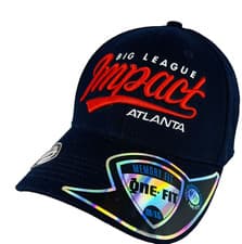 Image of Big League Impact Atlanta Baseball Hat Cap 3D Embroidered Sports Fundraising New