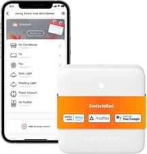 Image of SwitchBot Hub Mini Matter Enabled, Smart IR Blaster Hub & Home Smart Devices