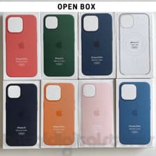Image of Apple Silicone iPhone 13 Case MagSafe Cover Genuine for 13 Pro Mini Max - Open
