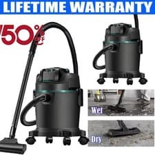 Image of 5000W Wet and Dry Vacuum Vac Cleaner Industrial 15L 230V 3 in 1 Portable Blower