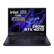 Image of Acer Predator Helios 16 PH16-72 16" Gaming Laptop i9 16GB RAM 1TB RTX 4070 Black