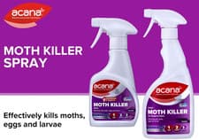 Image of Acana Spray Carpet Fabric Moth Killer Lavender Freshener Treat Egg Larvae UK New