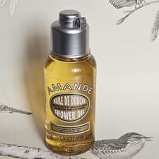 Image of NEW L'Occitane Amande ALMOND Shower Oil Body Wash Cleanser 75ml TRAVEL SIZE