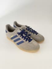 Image of Adidas Originals Gazelle Indoor UK 8 Silver Pebble/Victory Blue/Magic Beige BNIB