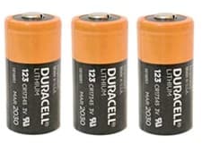 Image of 3 x CR123a Duracell 3v Lithium CR123 Battery CR17345 DL123A EXP '34 +FREE GIFT