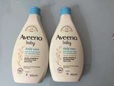 Image of Aveeno Baby Daily Care Hair & Body Wash Tear-Free Baby Wash Oatmeal 400ml x 2