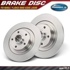 Image of 2x Rear Brake Discs Pair Vented 300mm for Renault Fluence Grand Scenic Laguna