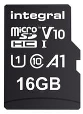 Image of INTEGRAL - MicroSDHC UHS U1 V10 Memory Card 100MB/s, 16GB