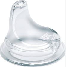 Image of NUK First Choice Learner Cup Silicone Replacement Non-Spill Spout 6mths Pack of1