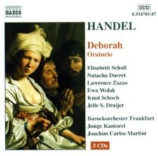 Image of HANDEL: Deborah Oratorio - Joachim Carlos Martini (CD 2002) 3-CD Box Set